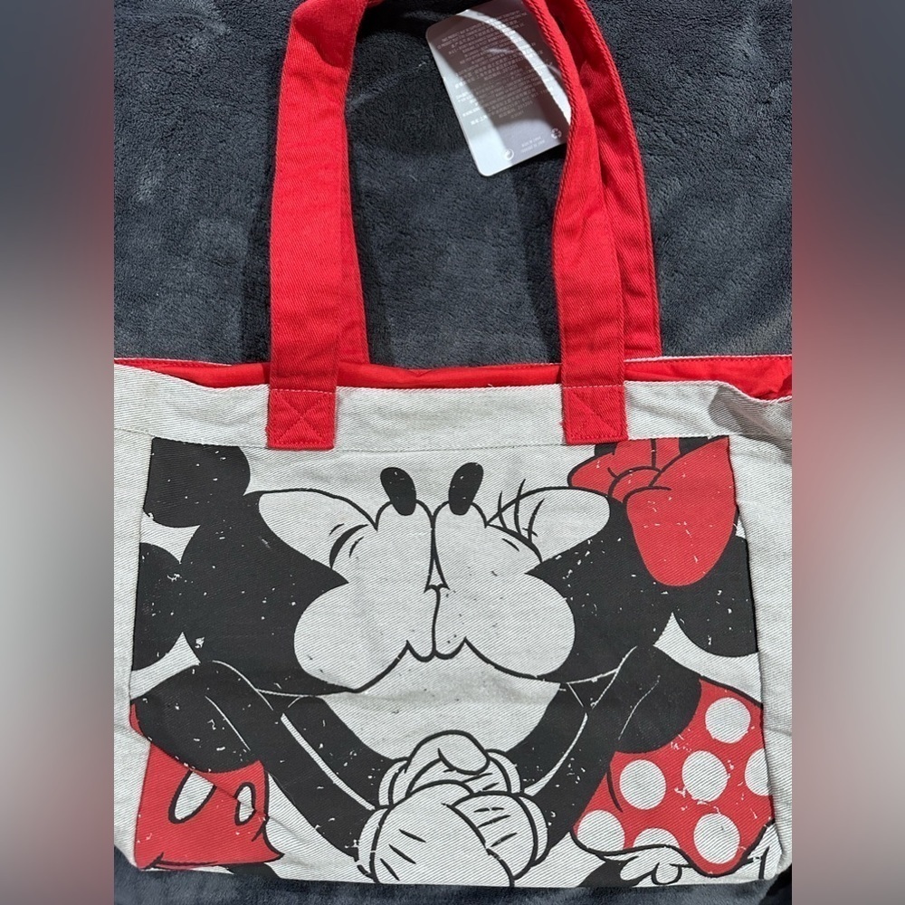 Disney Large Canvas Bag Great for Valentine’s Day - Picture 1 of 6